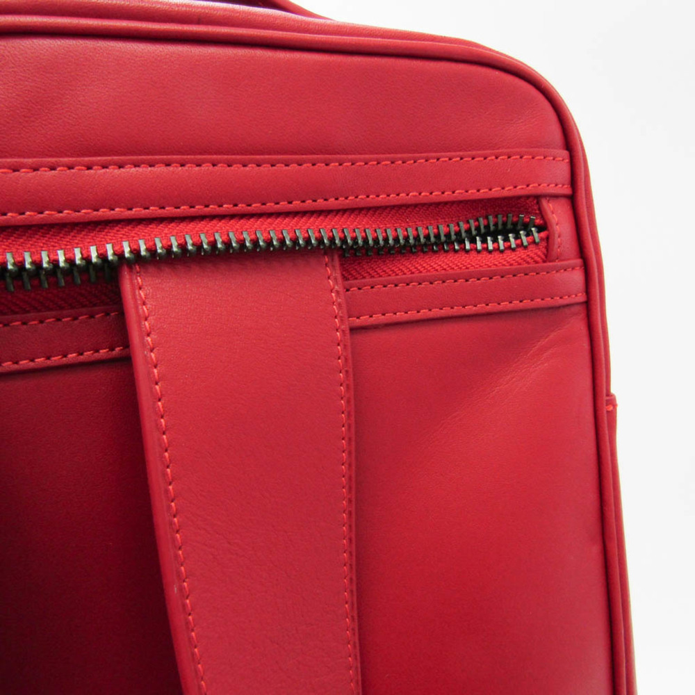 COACH Graham Convertible C6877 Men's Leather Backpack,Briefcase Red Color - Picture 7 of 10